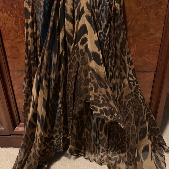 Brand new cache leopard/turquoise beaded dress - Picture 6 of 12